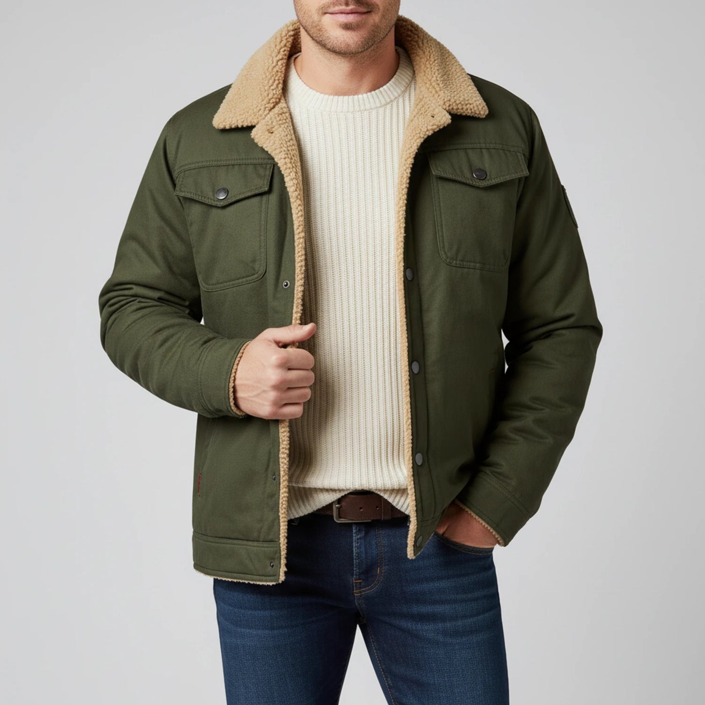 Men's Sherpa Collar Jacket image