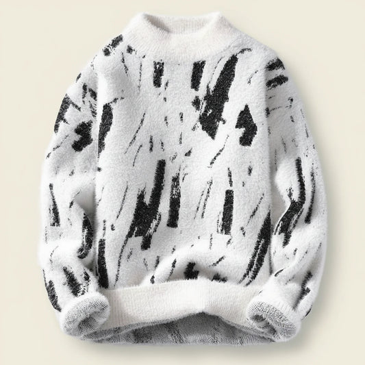 Men's Warm Patterned Sweater