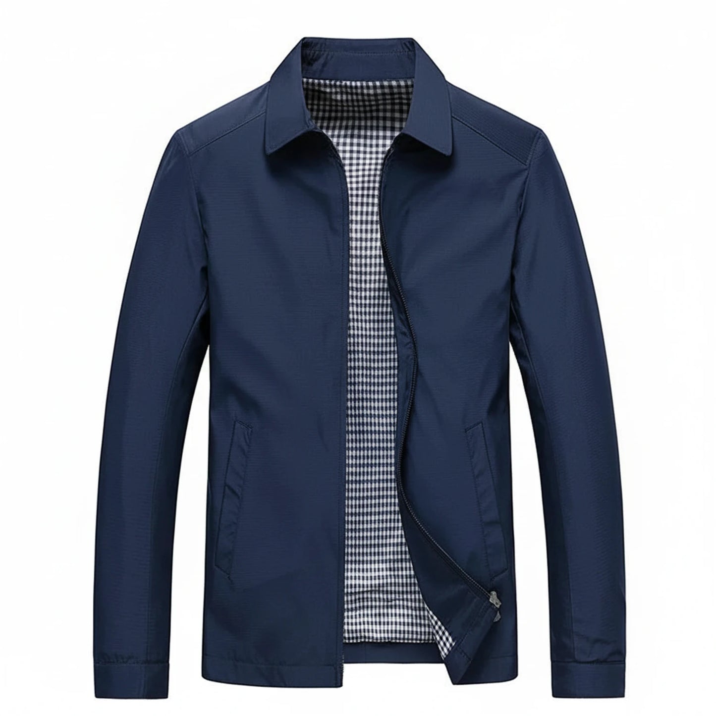 Men's Lightweight Casual Zip-Up Jacket