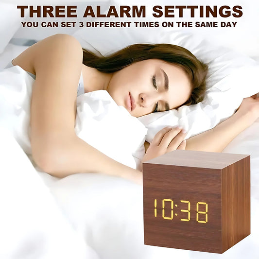 Modern Cube LED Clock