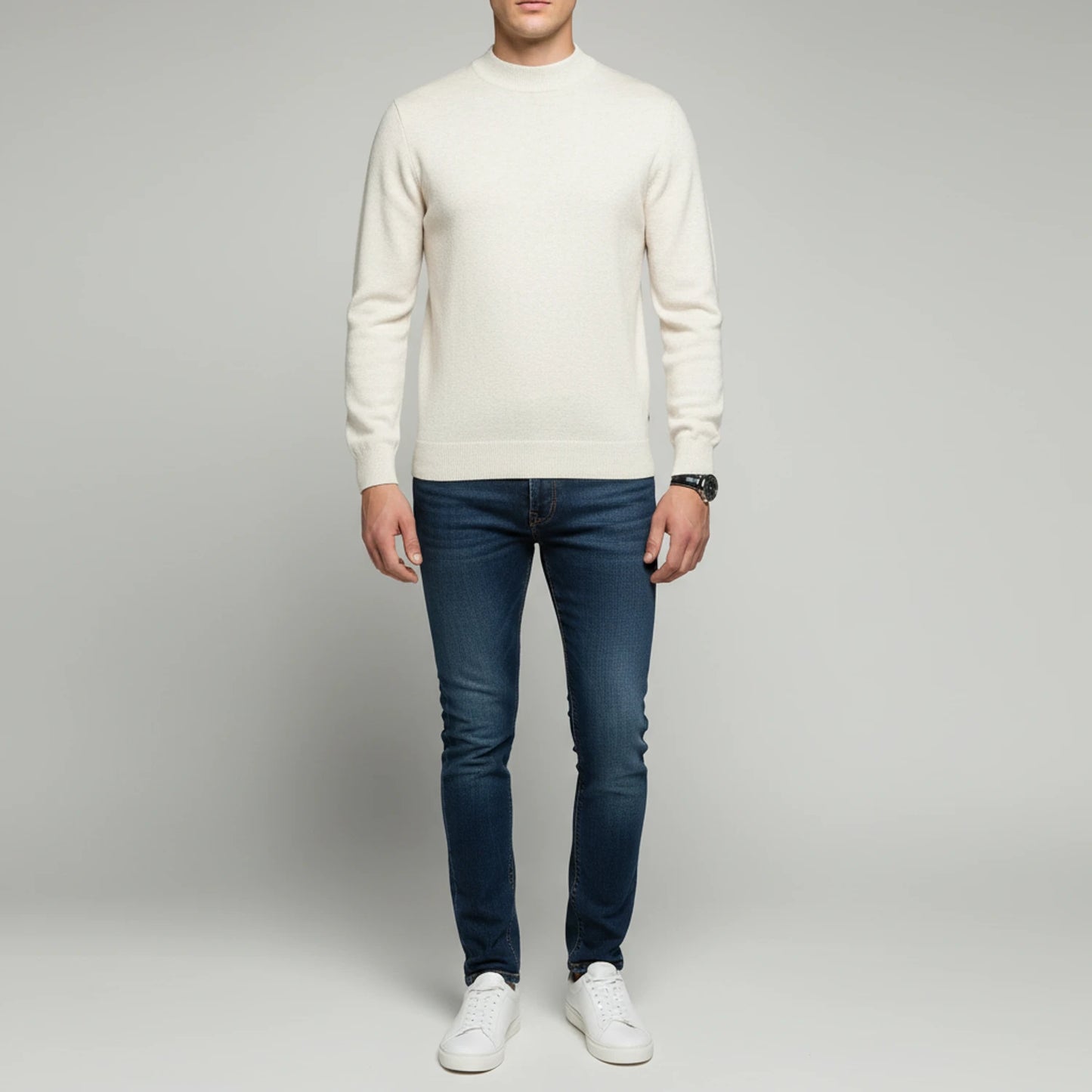 Men's Mock Neck Sweater