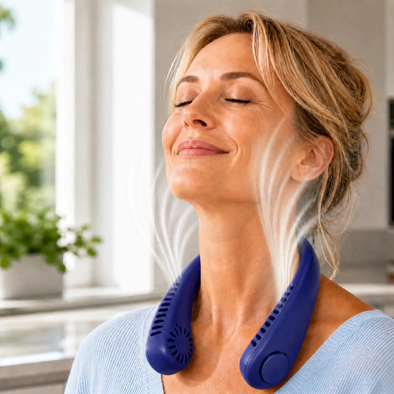NekFan™ - Portable Rechargeable Neck Fan for Instant Cooling!