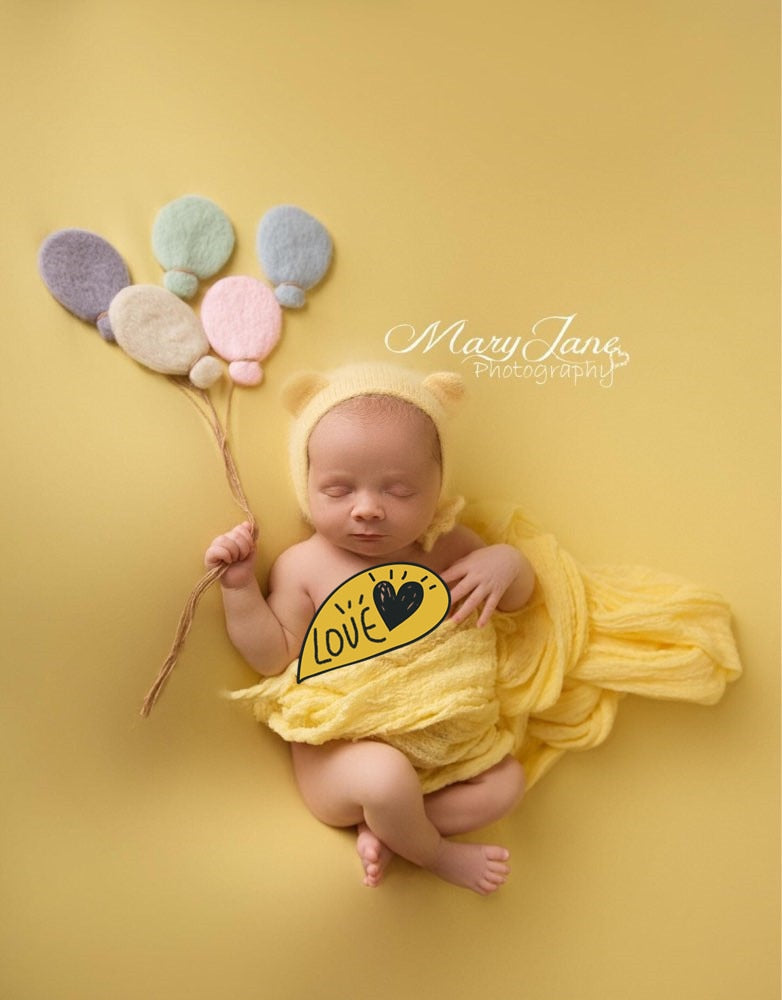 Newborn Baby Photography Wrap and Blanket Set