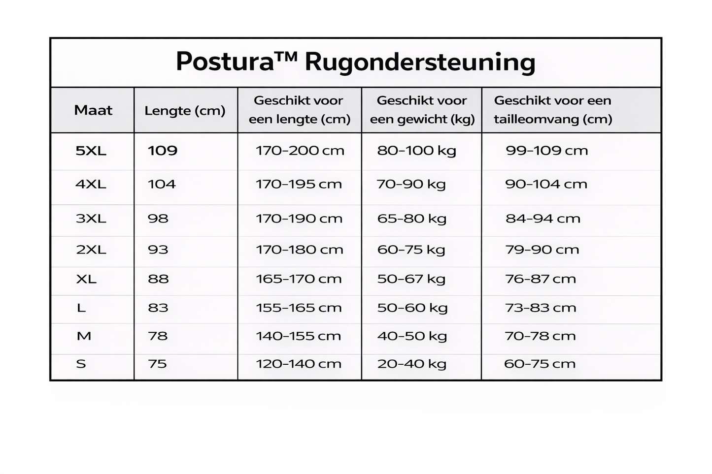 Postura™ Back Support 2.0 – For a Straighter Posture & Comfortable Back Support