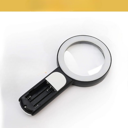 Professional LED Magnifying Glass – Ergonomic Optical Tool for Enthusiasts and Seniors – Perfect for Stylish Relaxation with Favorite Reading or Hobbies
