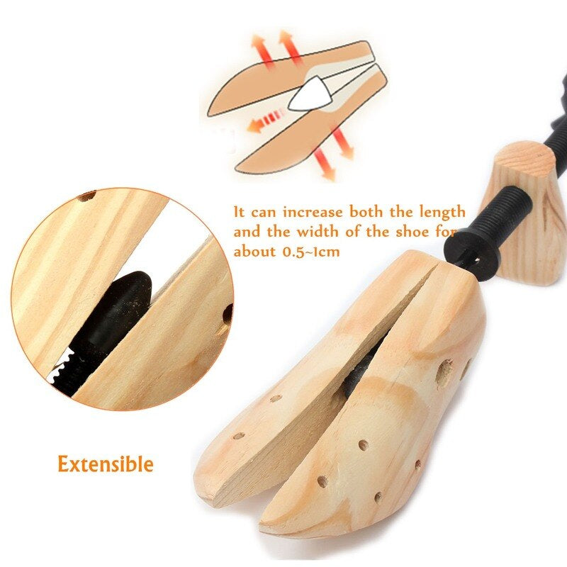 Professional Shoe Stretcher | Expands Length & Width | Includes Bunion Plugs