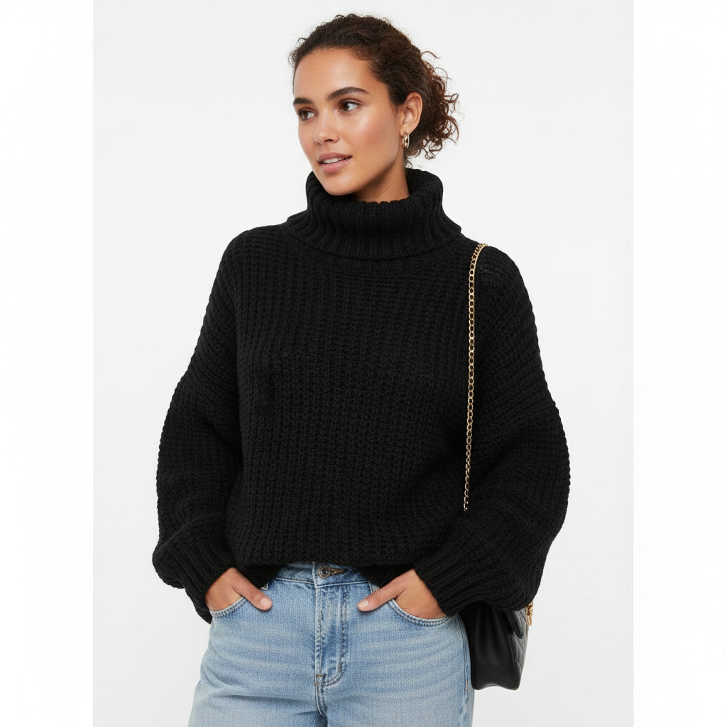 Women's Oversized Chunky Knit Sweater