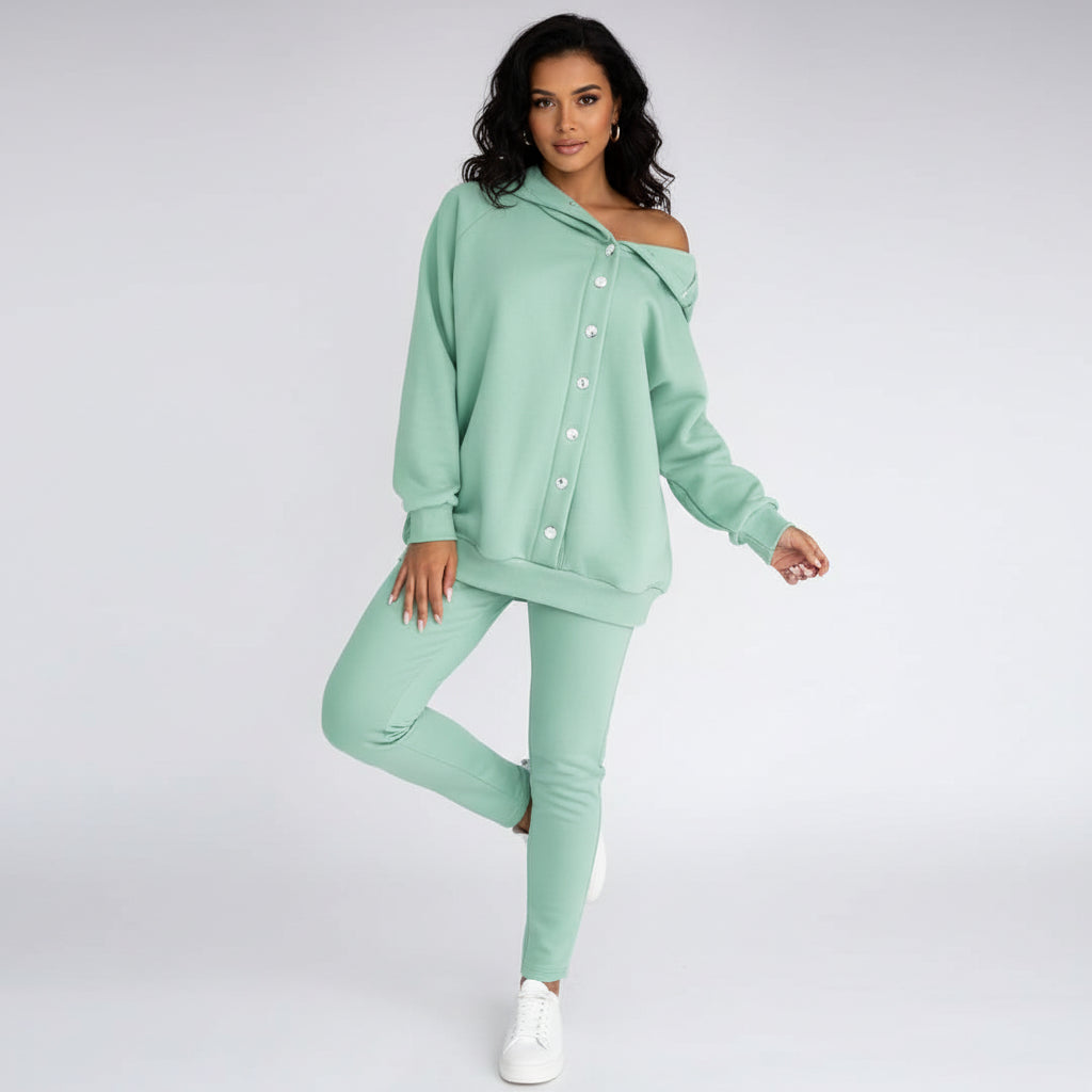 Women's Hooded Sweatshirt Set