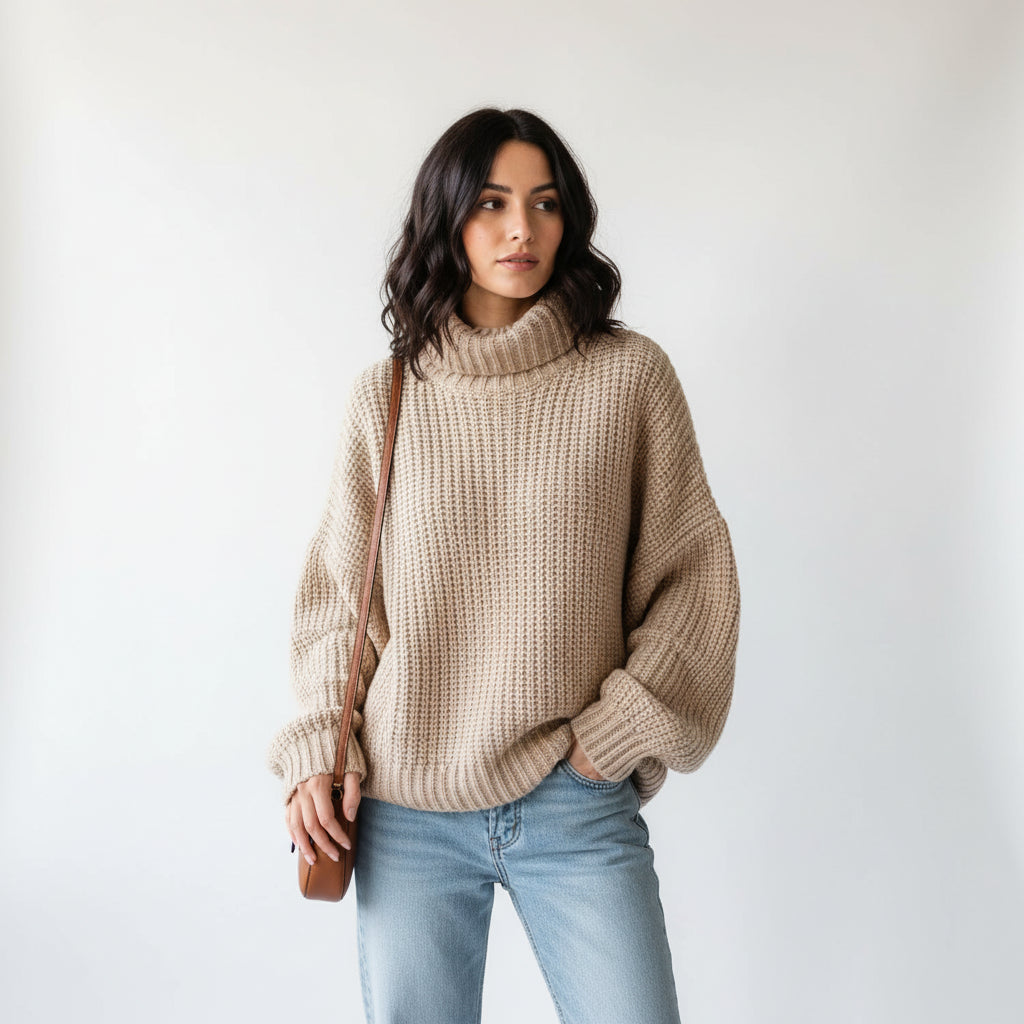 Women's Oversized Chunky Knit Sweater