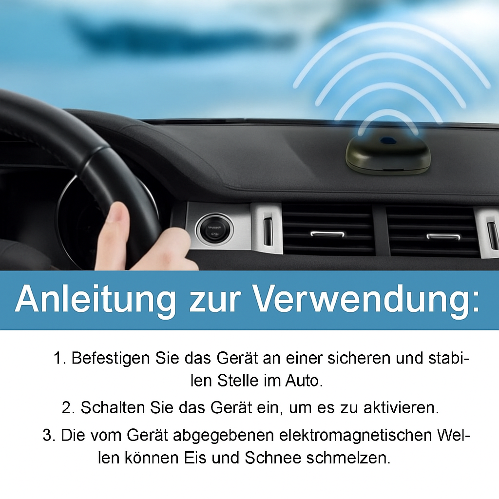 Quick De-Icer Car | Car Window De-Icer | Scratch-Free & Instant Effect | Frostex