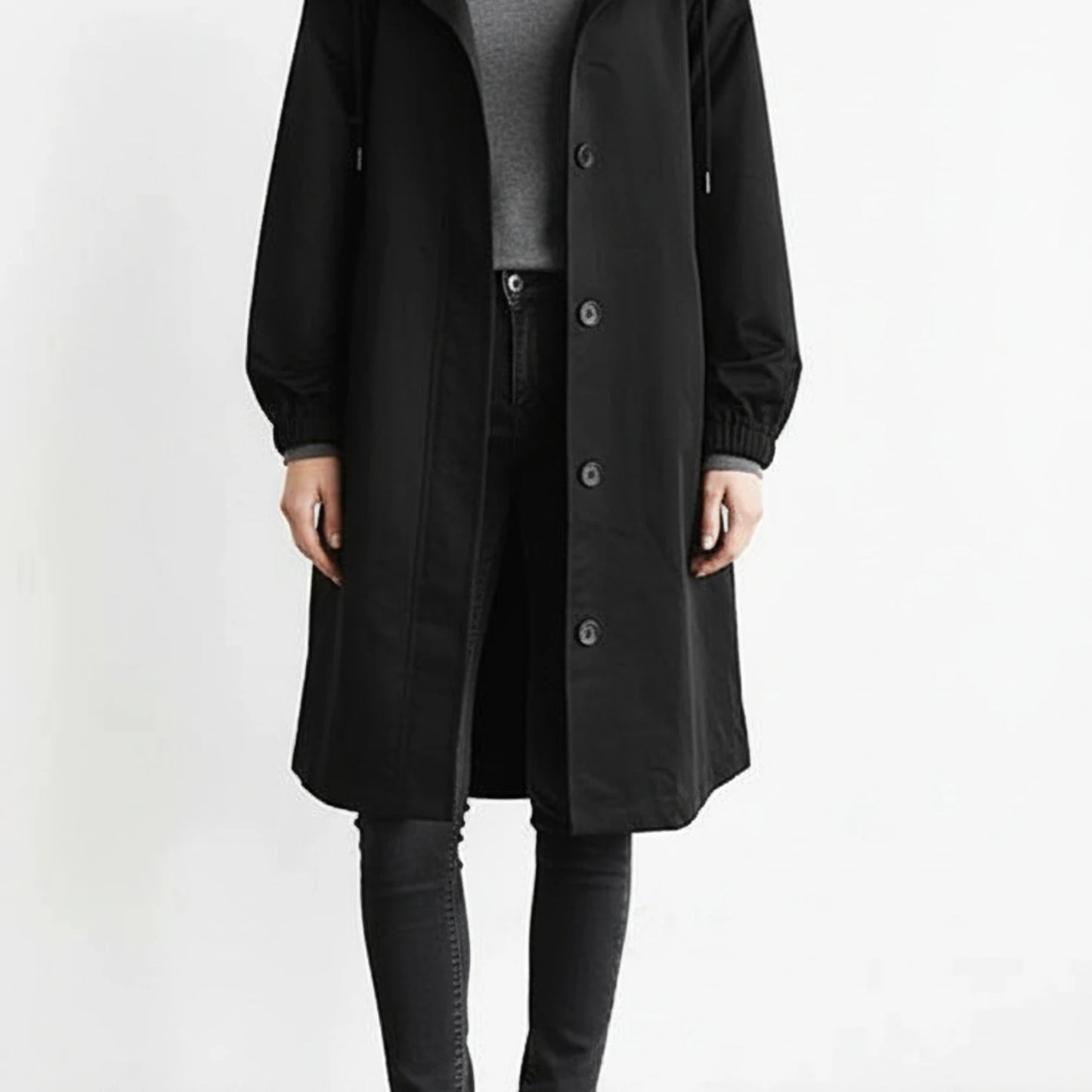 Women's Hooded Long Coat