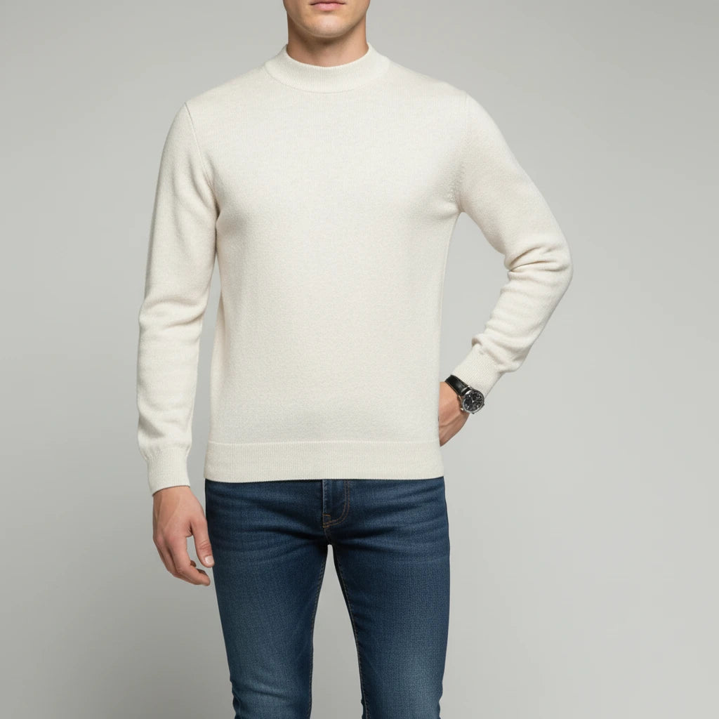 Men's Mock Neck Sweater
