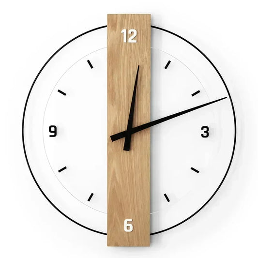 SilentOak | Silent Wall Clock Made of Wood