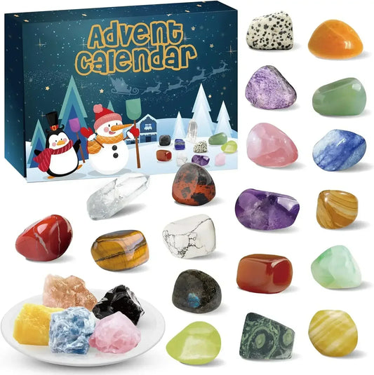 StoneMagic | Advent Calendar – 24 Natural Crystal Treasures
