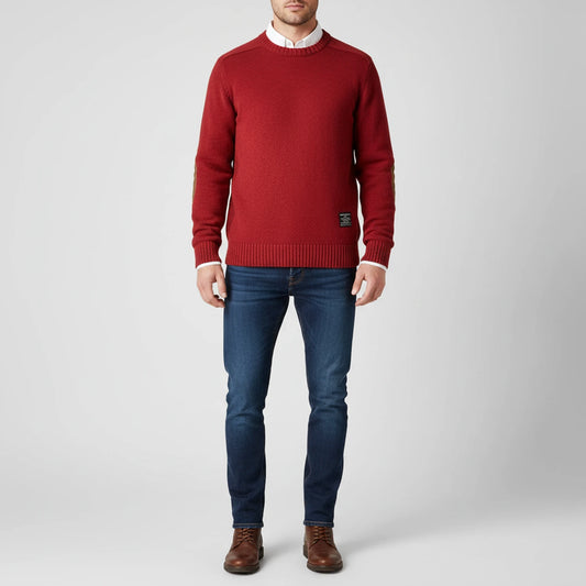 Men's Elbow Patch Sweater