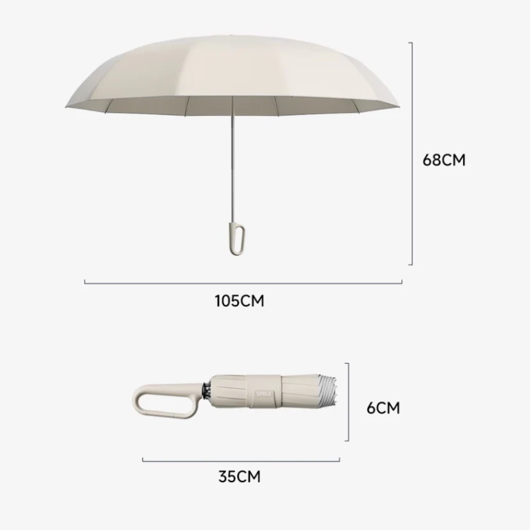 Ultra Windproof Umbrella with Reflective Edge | Automatic