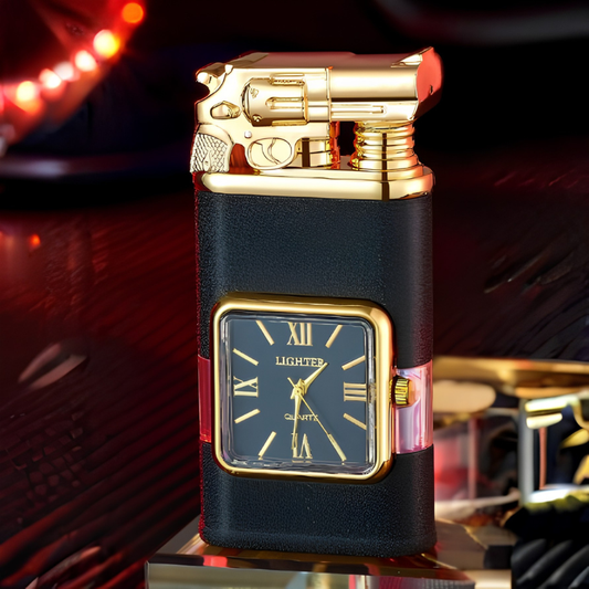 WatchLighter: Vintage Inspired Multifunctional Double Flame Watch Lighter