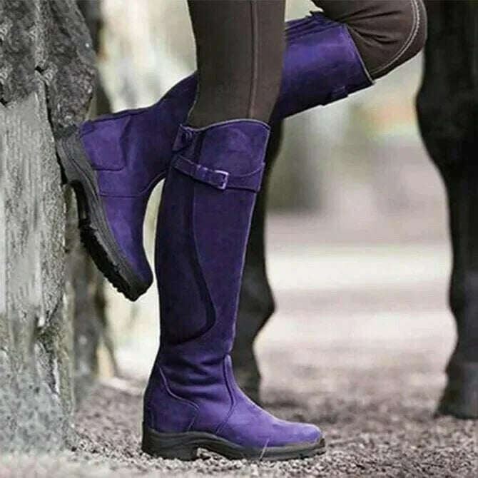 Waterproof Tall Riding Boots - Comfort and Protection