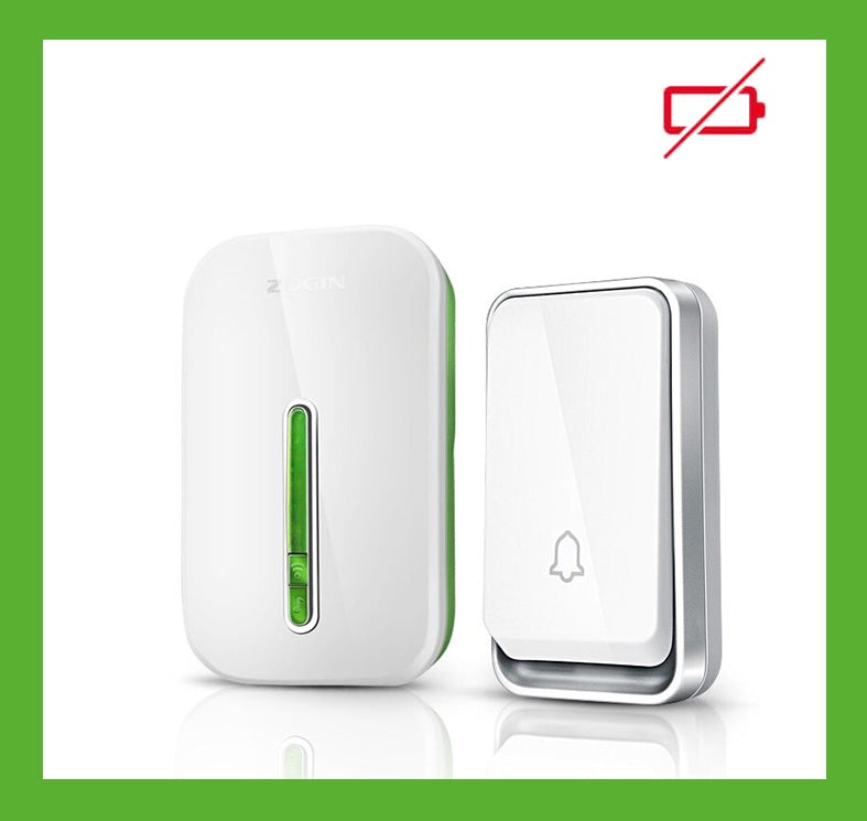 Wireless Doorbell Without Battery - Weatherproof & Energy Efficient