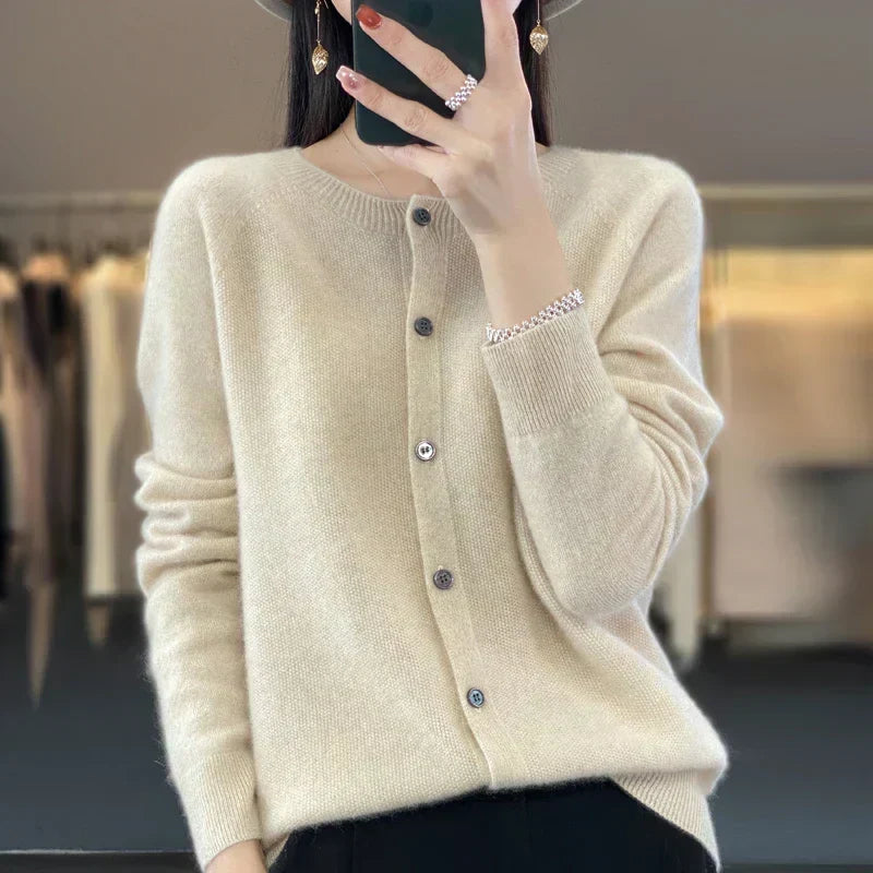 Women's Australian Merino Wool Knit Sweater