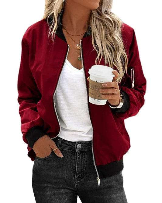 Women's Bomber Jacket | Lightweight & Comfortable