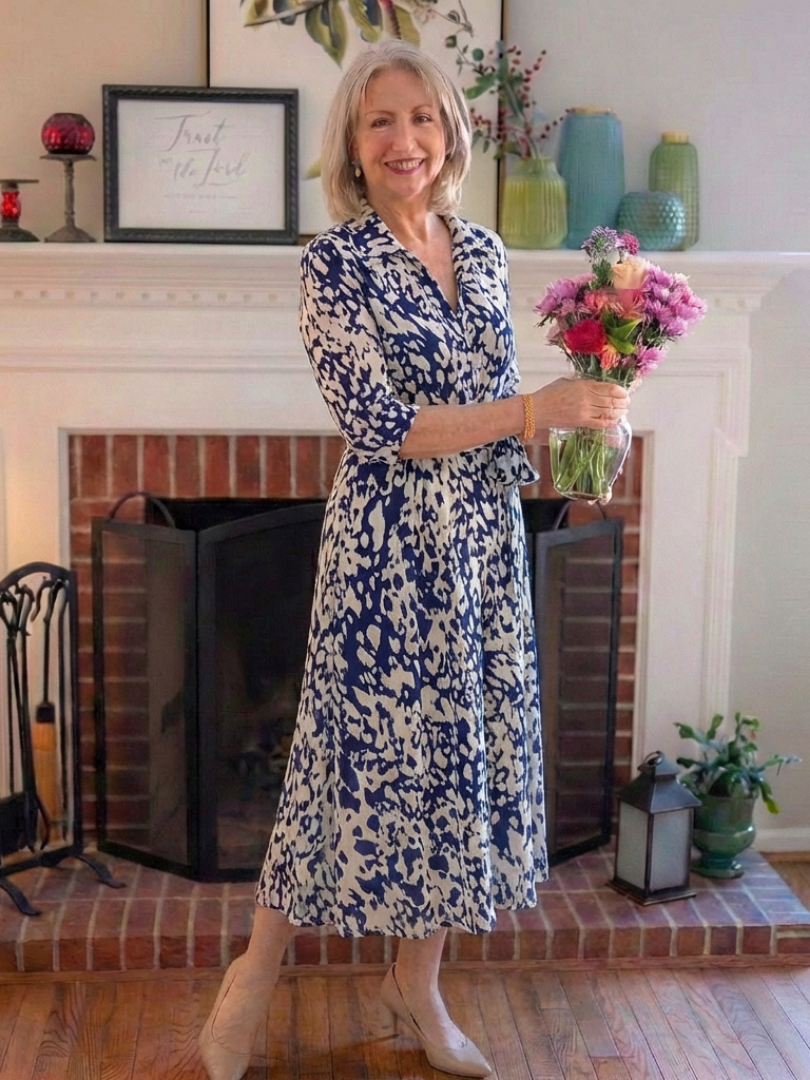 Women's Button-Down Midi Shirtdress