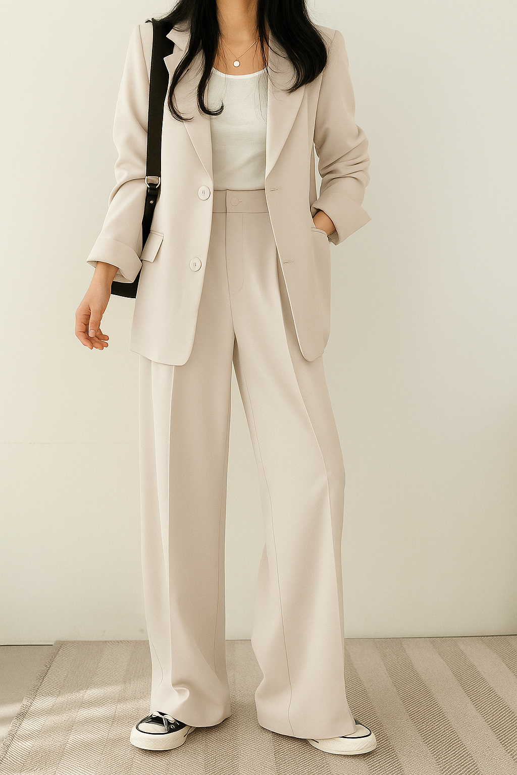 Women's High-Waisted Suit Set