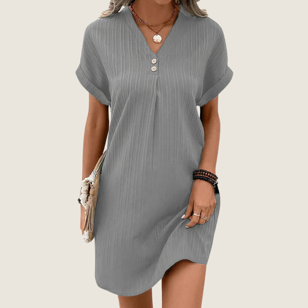 Image of Women's Button-Front Mini Dress