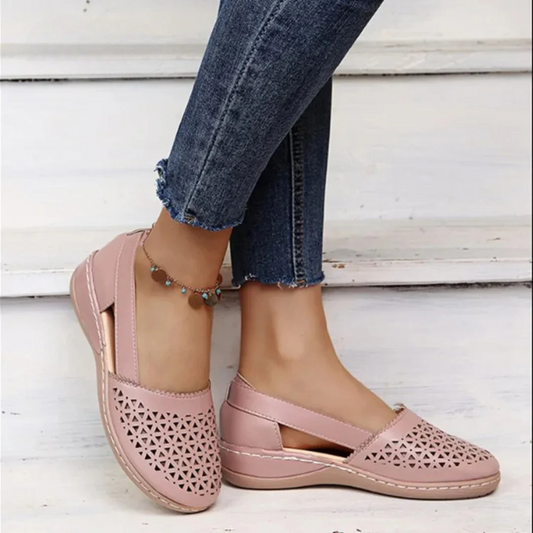 Image of Women's Cutout Wedge Slip-On Shoes