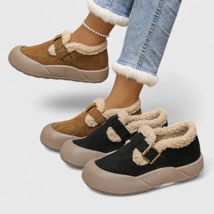 Image of Women's Platform Mary Jane Buckle Shoes