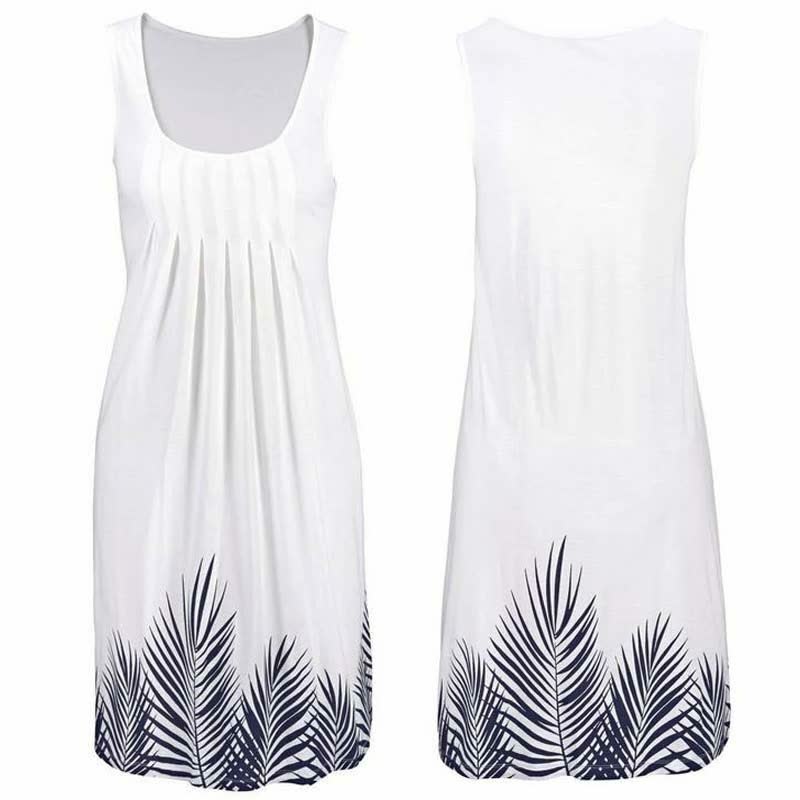 Image of Women's Sleeveless A-Line Knee Length Dress