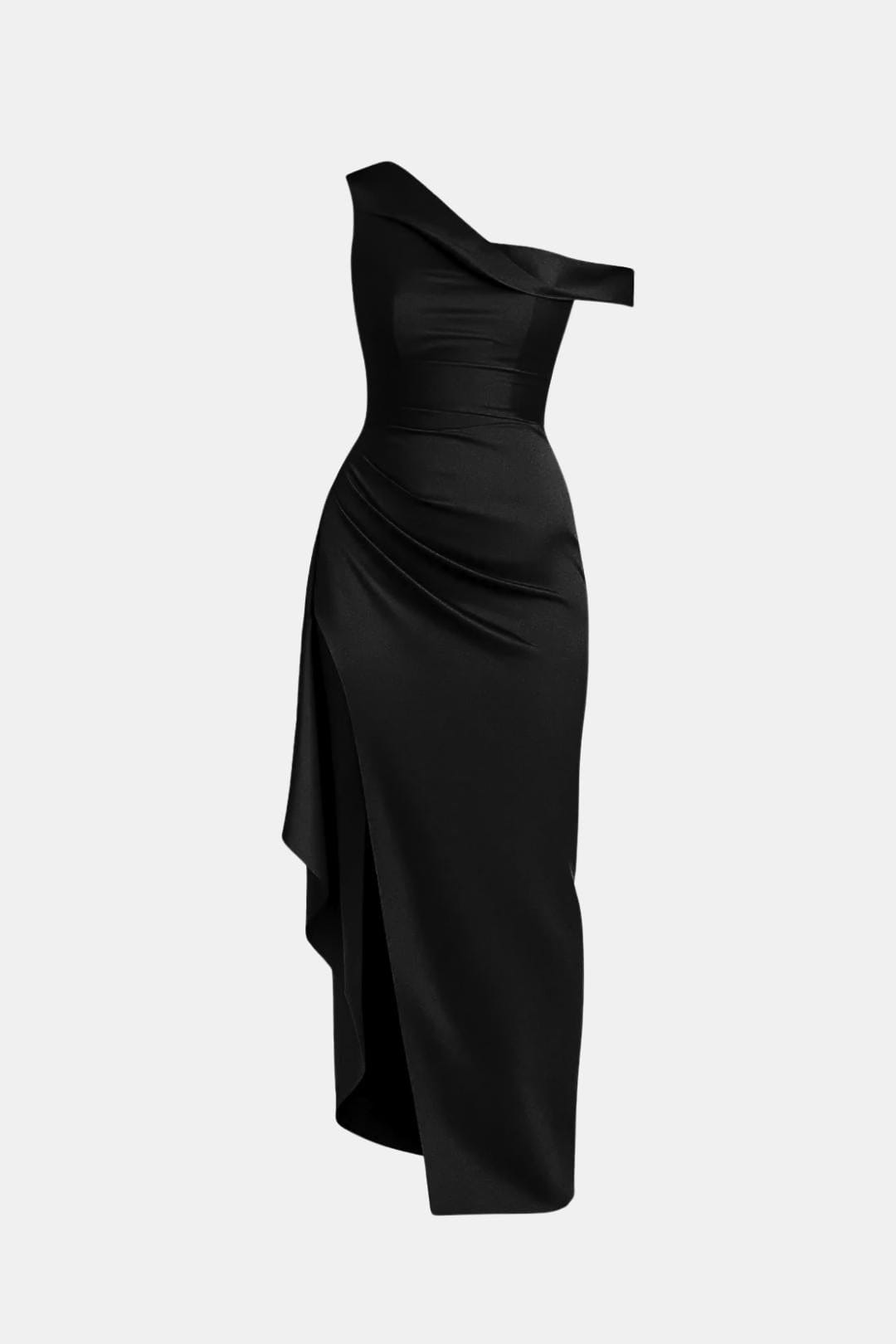 Image of Women's Slit Off-the-Shoulder Maxi Dress