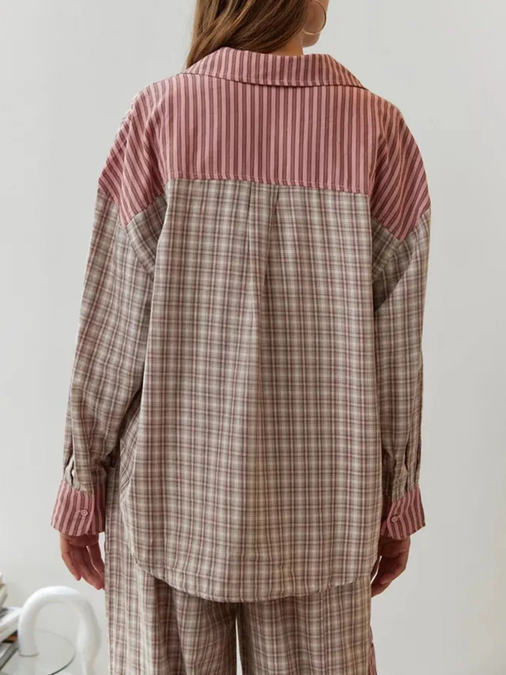 Image of Women's Striped Pajama Set