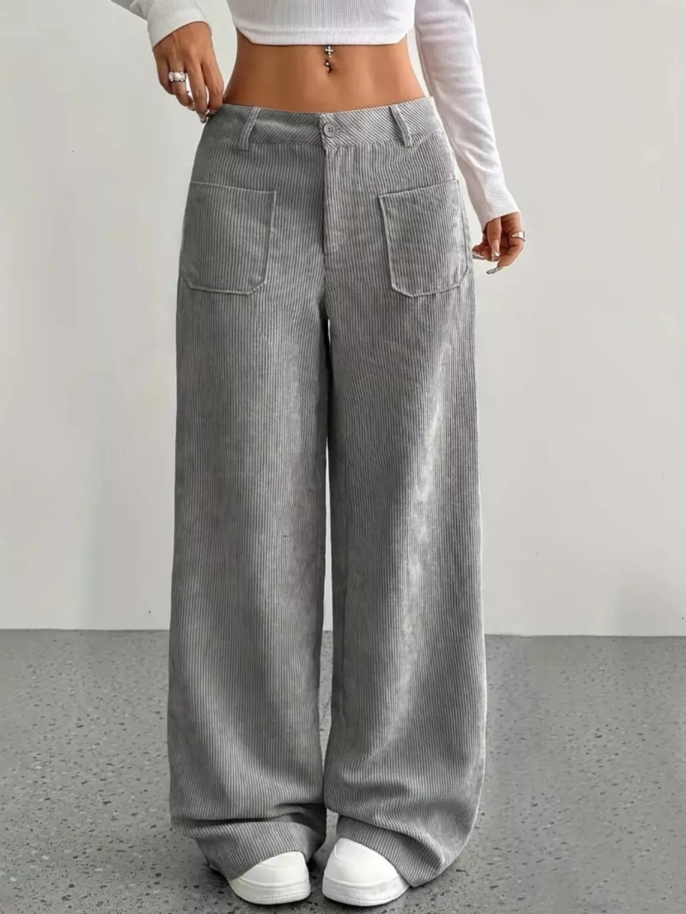 Image of Women's Wide Leg Pocket Pants