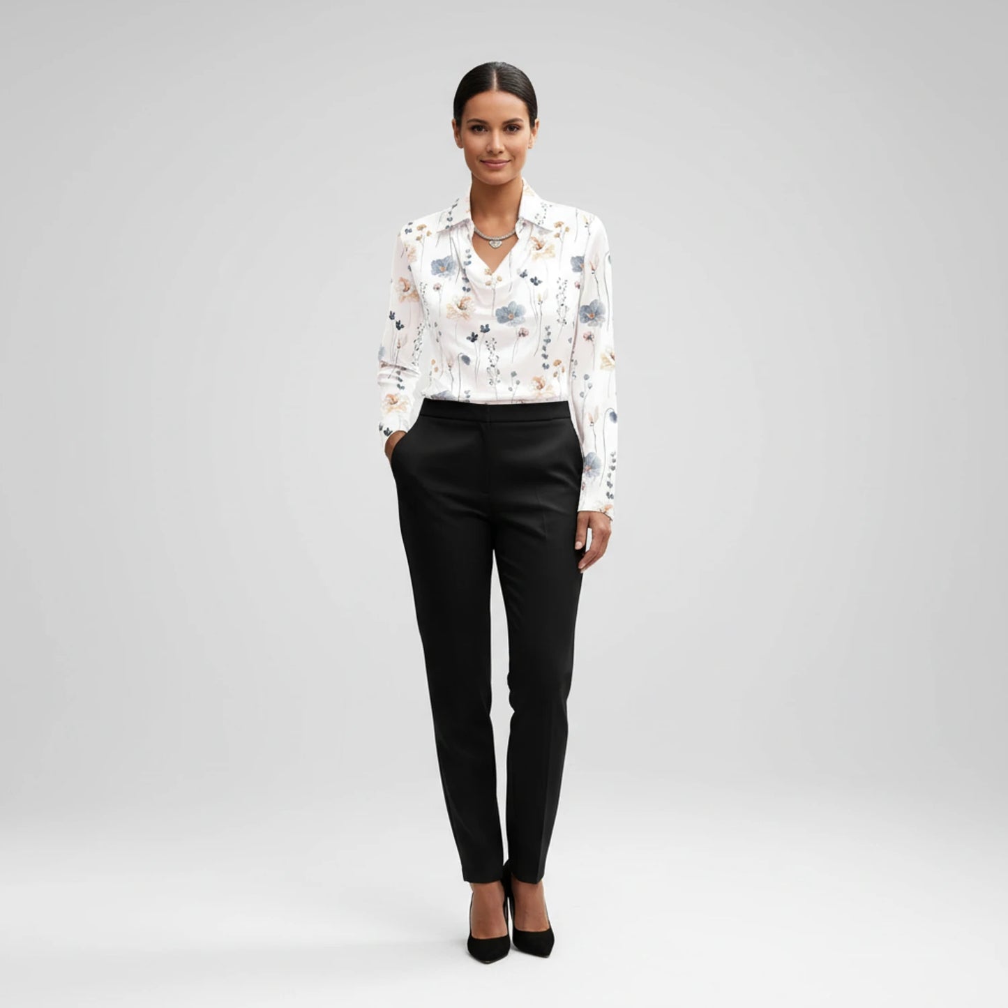 Women's Cowl Neck Blouse image