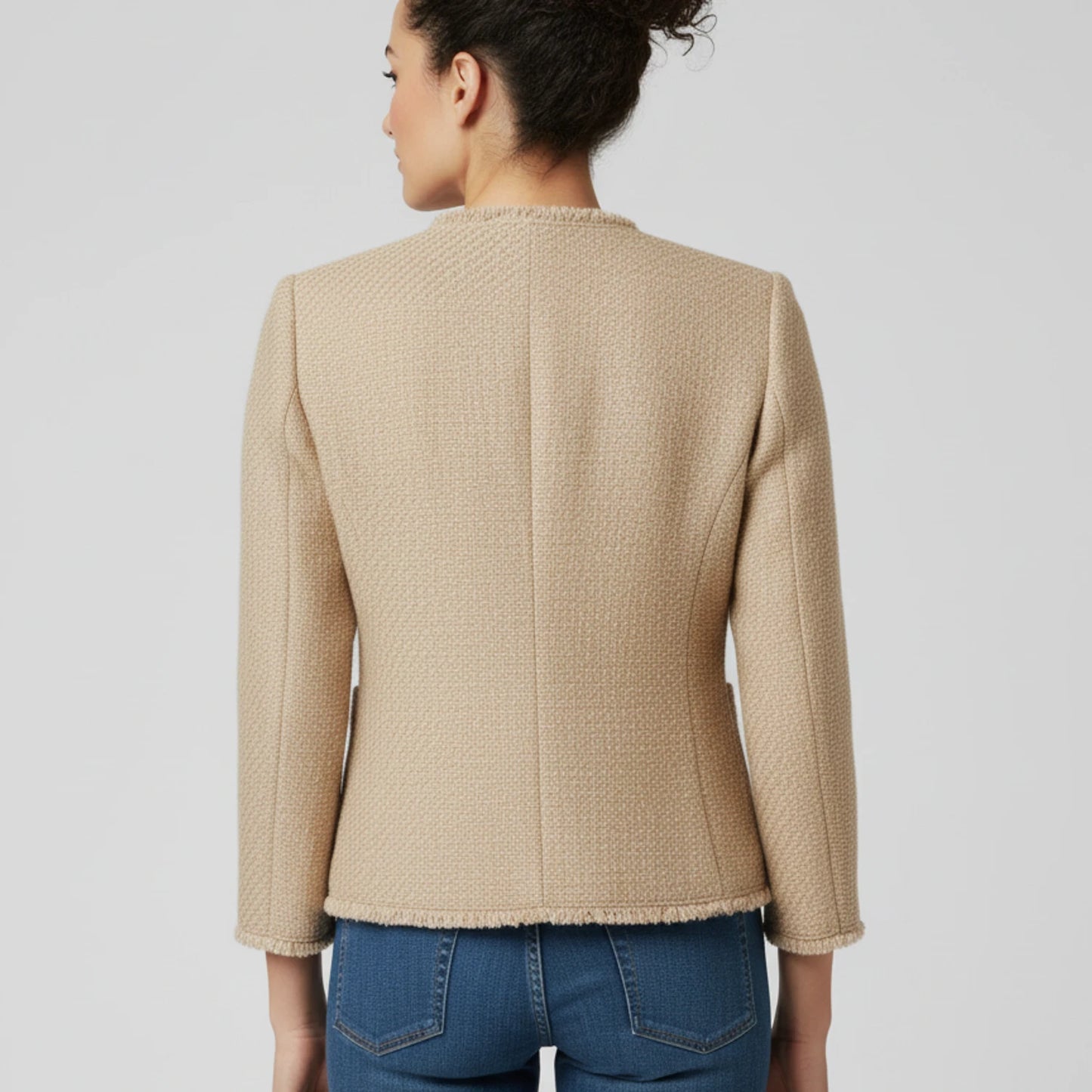 Women's Cropped Tweed Jacket image