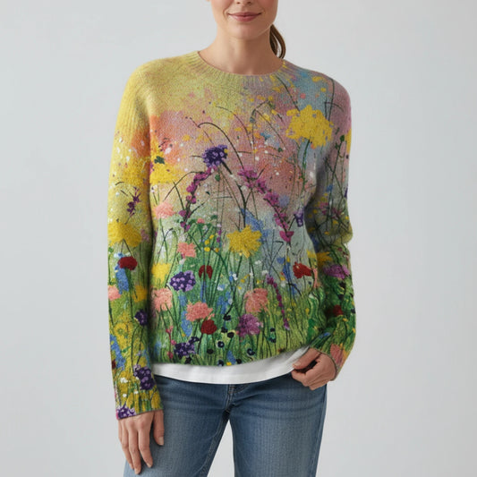 Women's Floral Sweater image