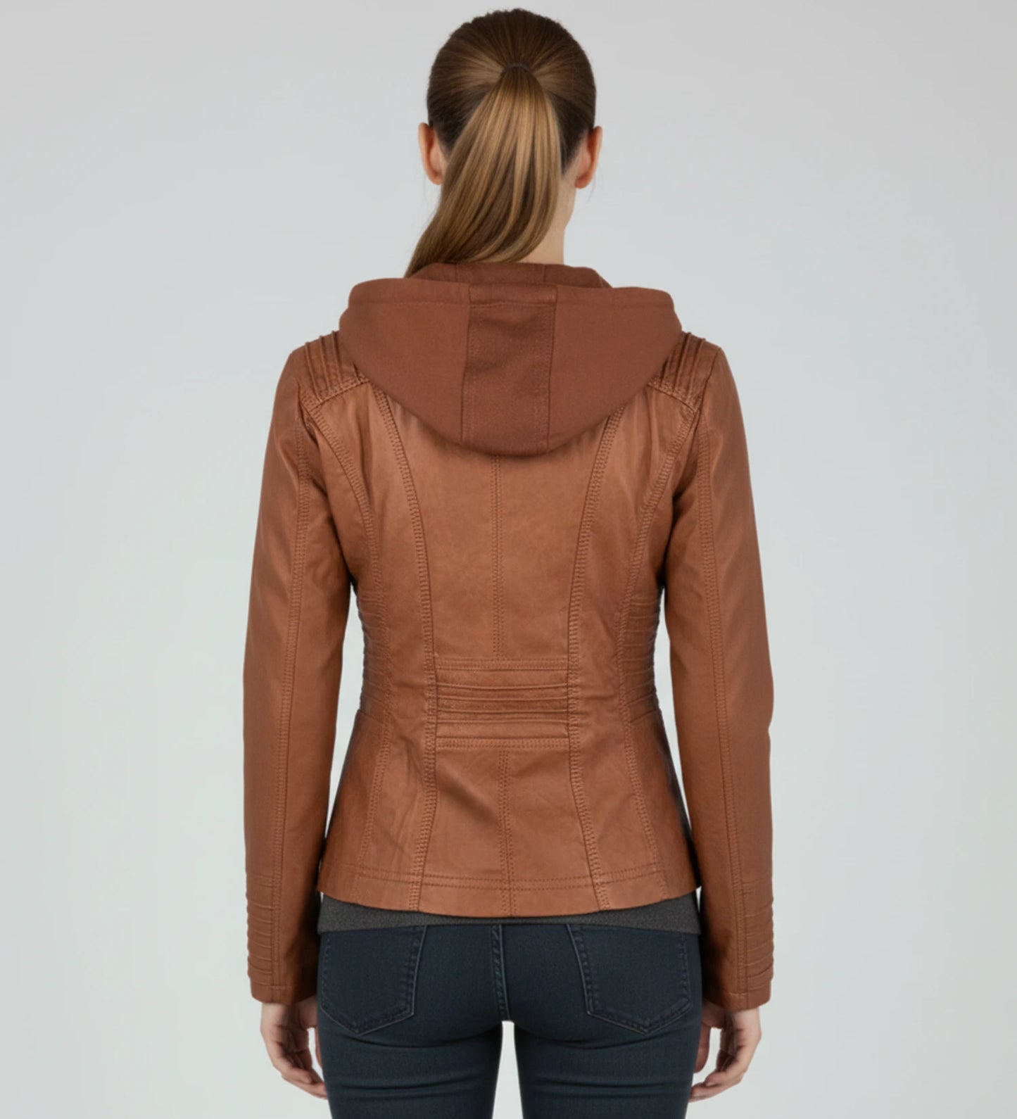 Women's Hooded Fitted Jacket image