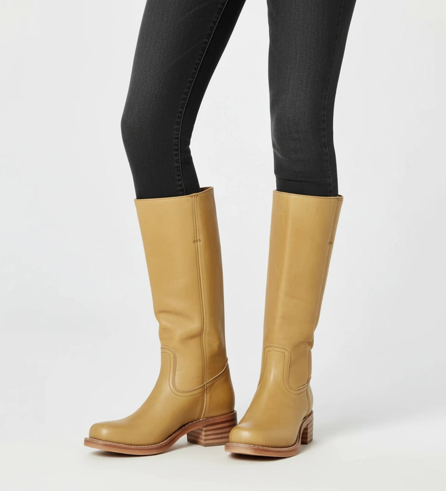 Women's Knee High Block Heel Boots image