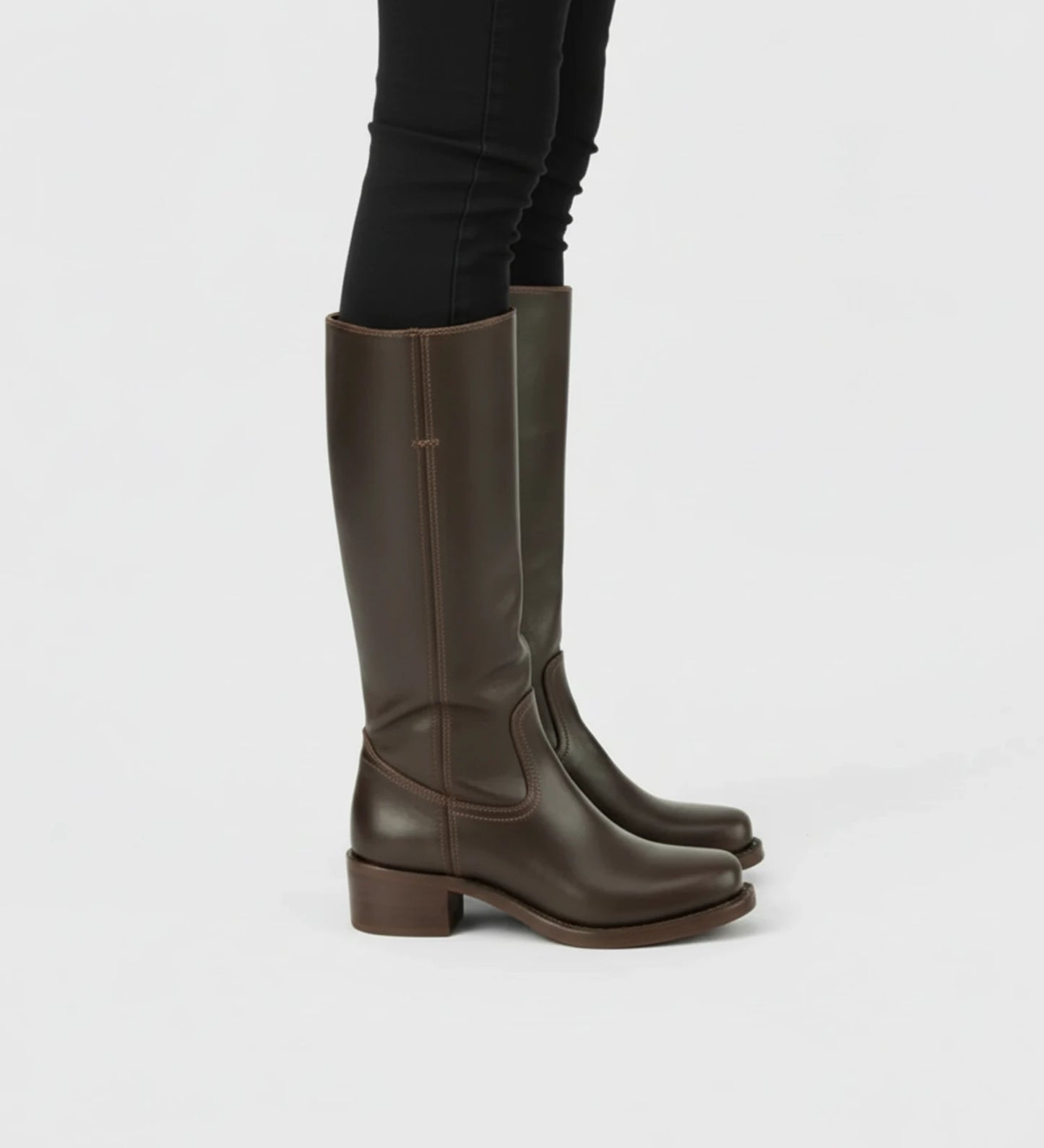 Women's Knee High Block Heel Boots image