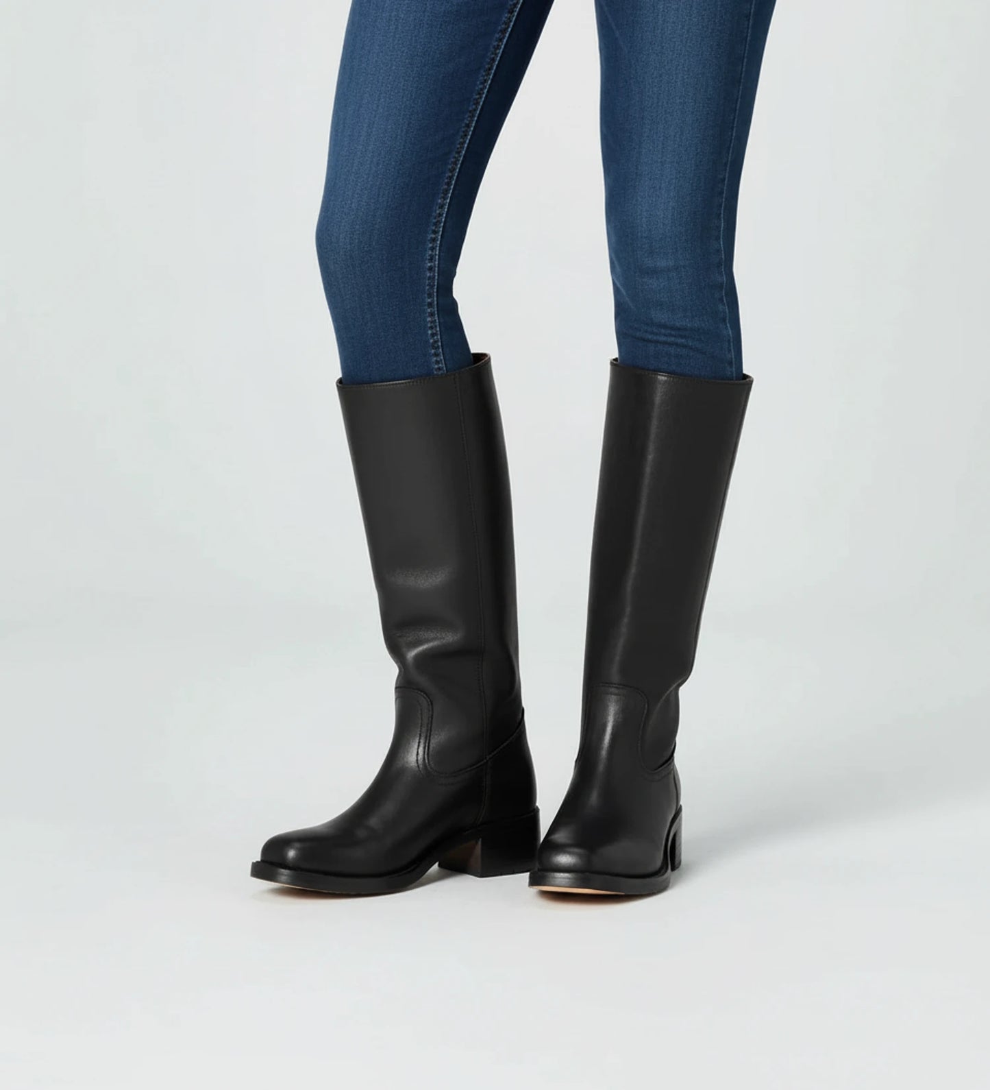 Women's Knee High Block Heel Boots image