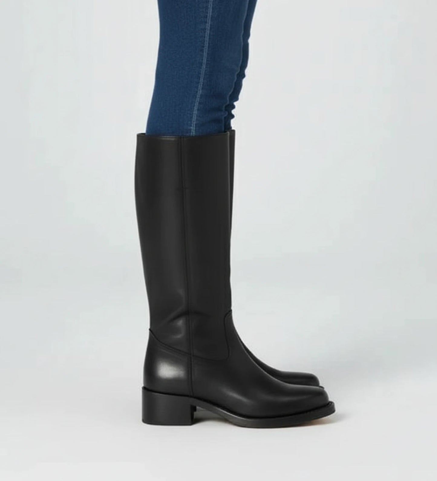 Women's Knee High Block Heel Boots image