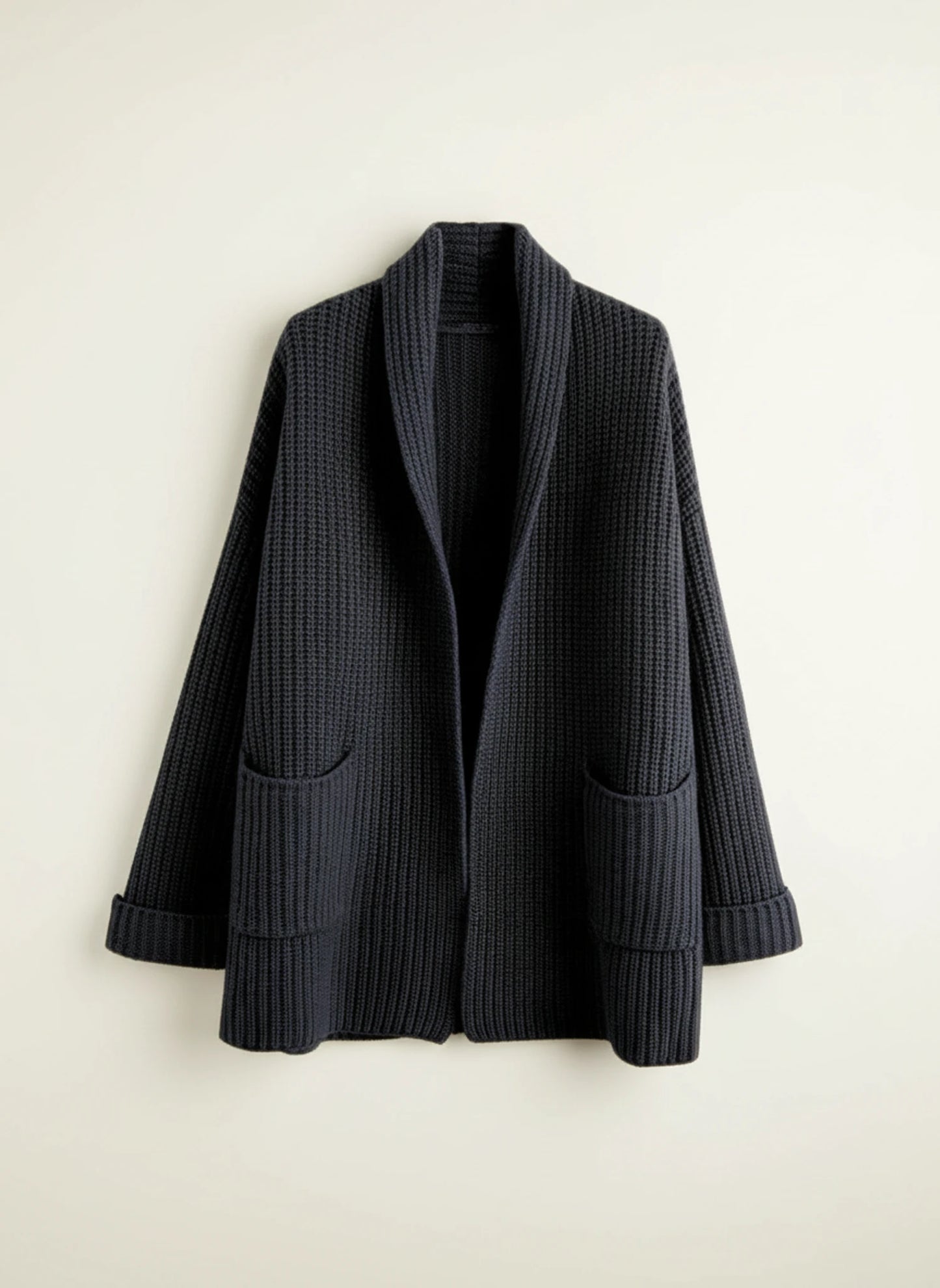 Women's Oversized Open Front Cardigan