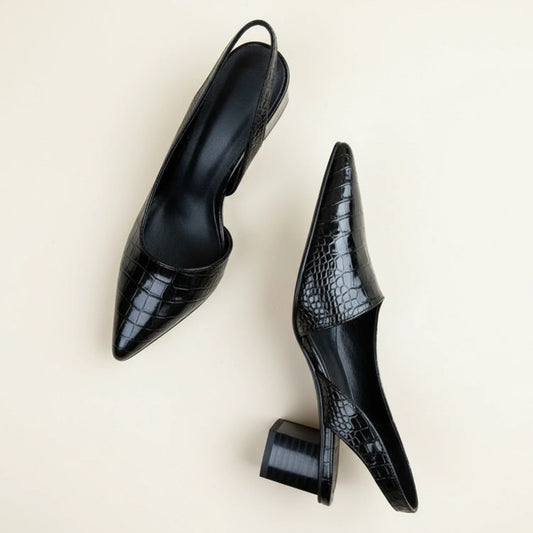 Women's Orthopedic Slingback Heels Shoes