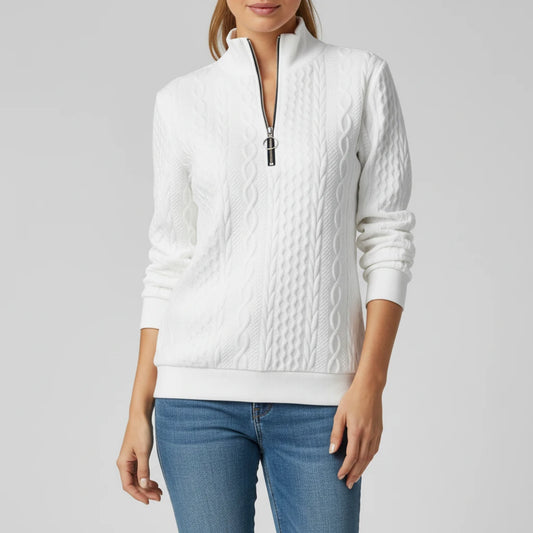 Women's Quarter Zip Sweater