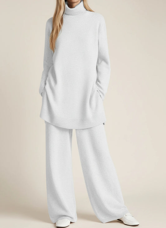 Women's Wide-Leg Relaxed Fit Pant Set