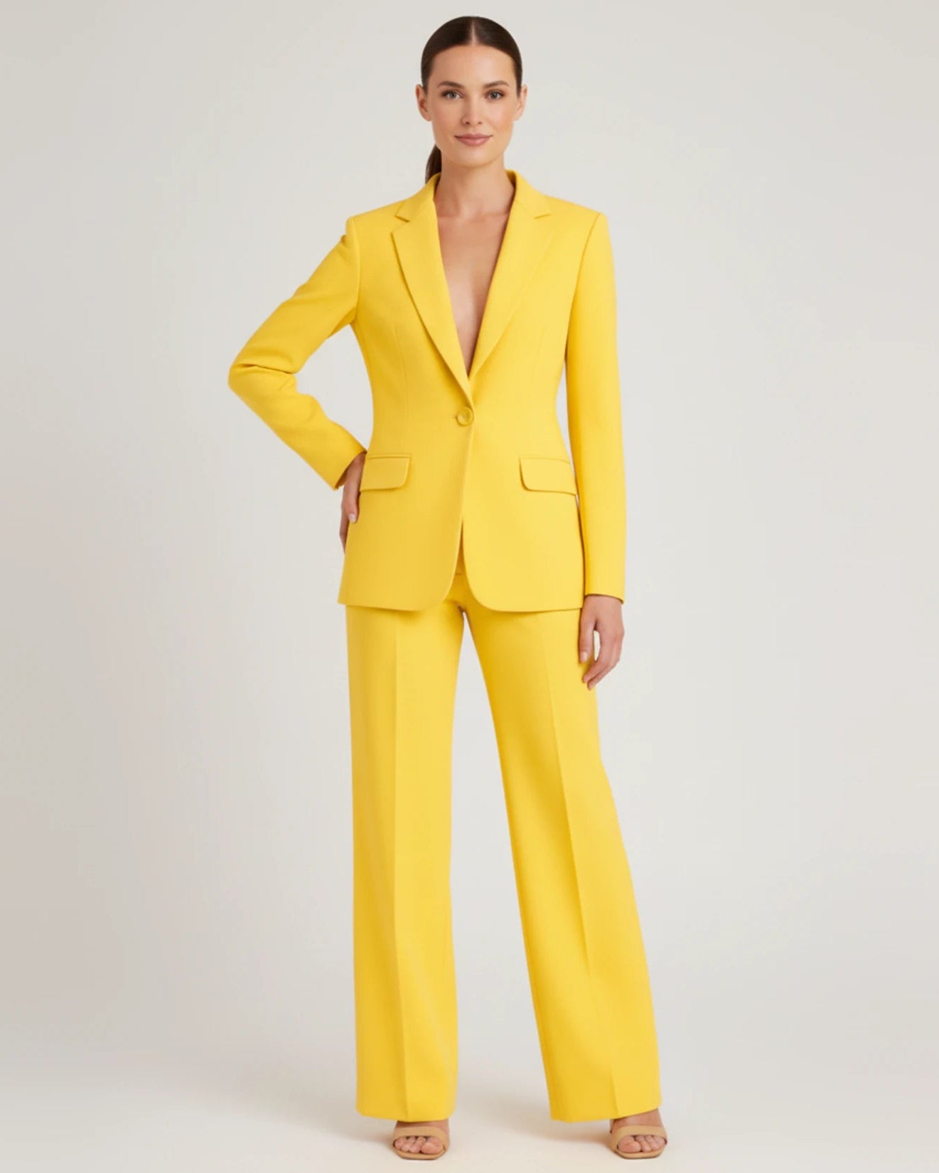 Women's Wide-Leg Pant Suit image