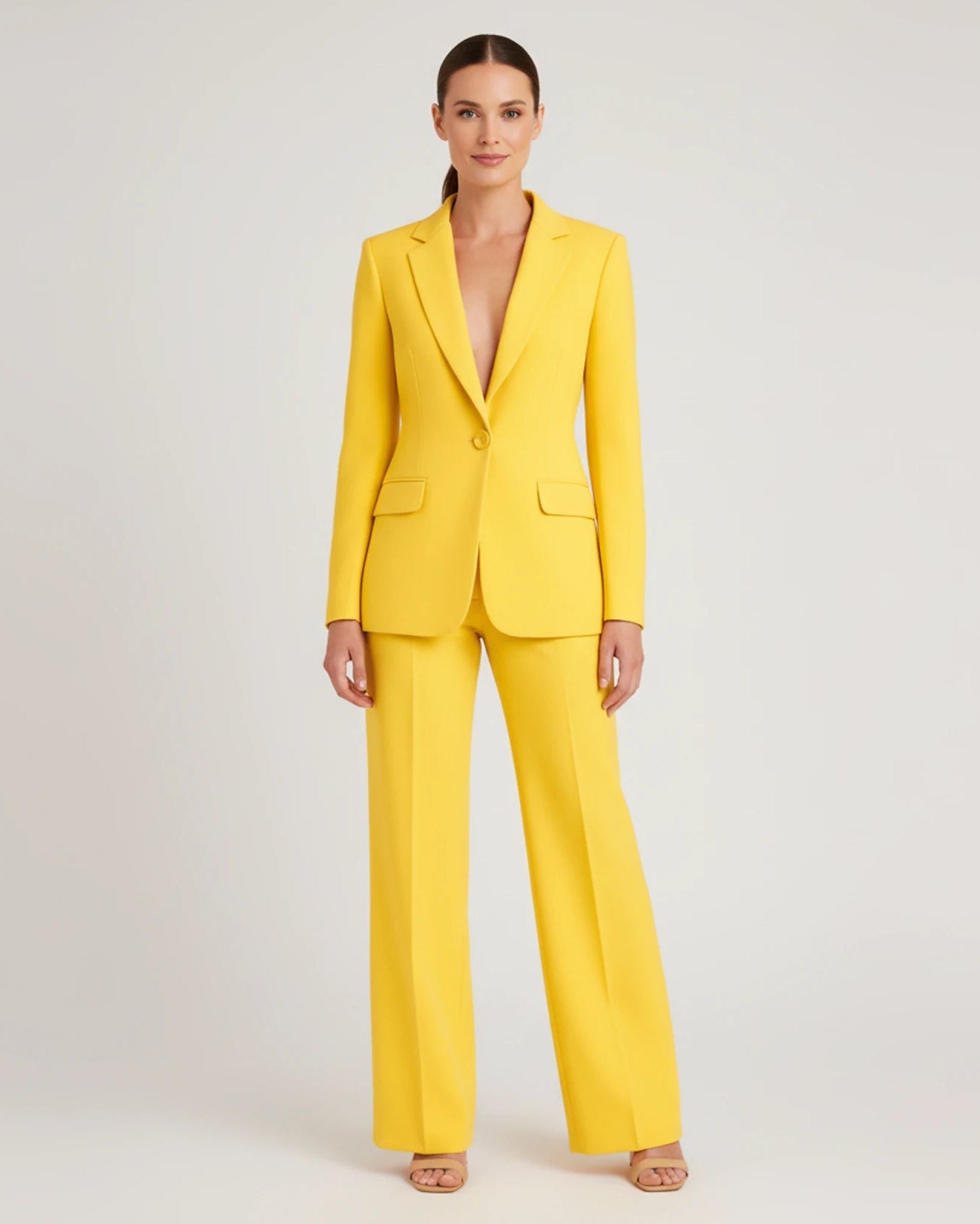 Women's Wide-Leg Pant Suit image