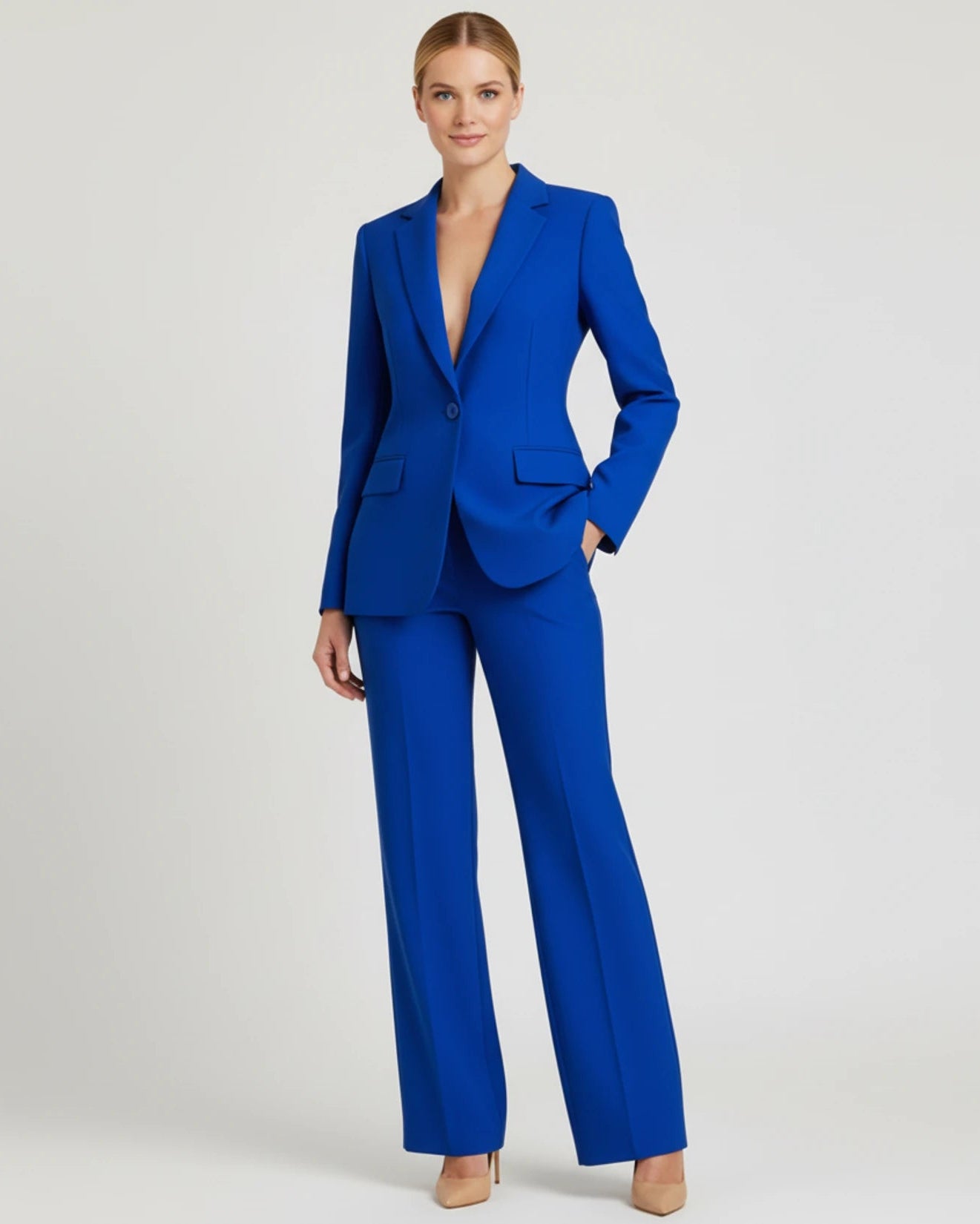 Women's Wide-Leg Pant Suit image