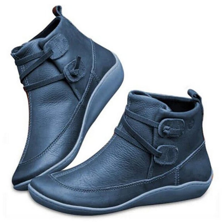 Women's Flat Ankle Boots - Image 1